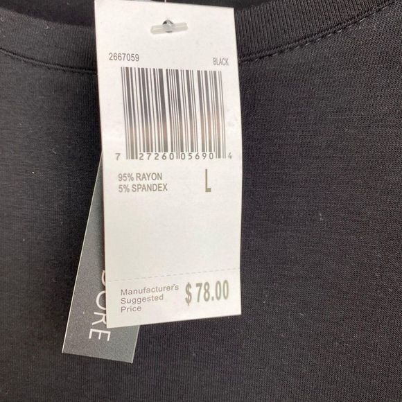 CHELSEA & THEODORE TIERED SLEEVE DRESS NWT - Picture 7 of 7